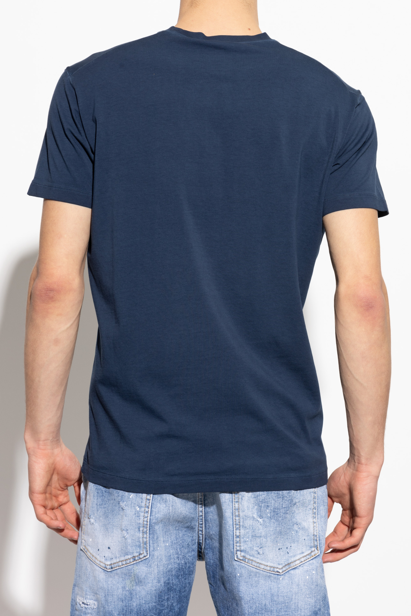 Navy blue Printed T-shirt Dsquared2 - Vitkac AS